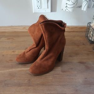 Forever 21 brown booties